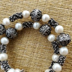 Sterling bali bracelet